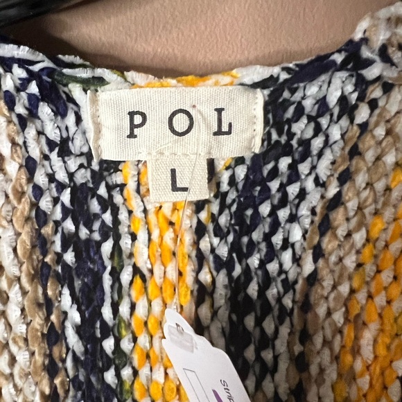 POL STRIPED PONCHO - Picture 4 of 5